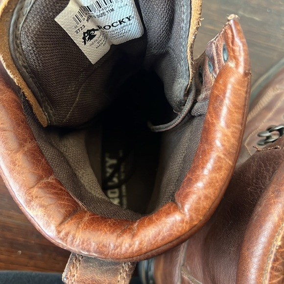 Rocky Waterproof Leather Mens Work Boots Size 11 - Picture 9 of 9